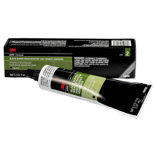3M™ 08008 Black Super Weatherstrip and Gasket Adhesive 5 oz Tube - 3M Seam Sealers