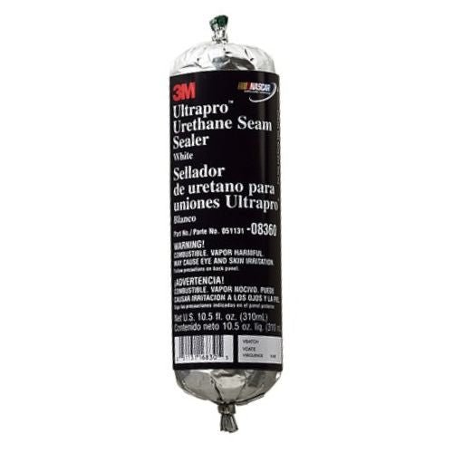 3M 08360 1-Part White Urethane Seam Sealer, 10.4 oz Foil Pack - 3M Seam Sealers