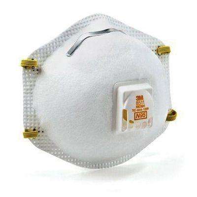 3M™ 54343 Molded Cup Particulate Respirator, Box of 10 - 3M Respirators