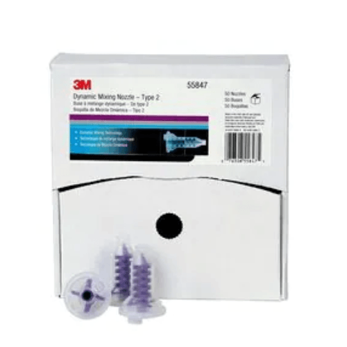 3M 55847 Purple Mixing Nozzle for DMS, 50 per Box - 3M Adhesives
