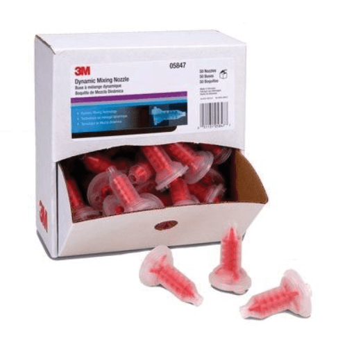 3M 5847 Red Mixing Nozzle for DMS, 50 per Box - 3M Adhesives