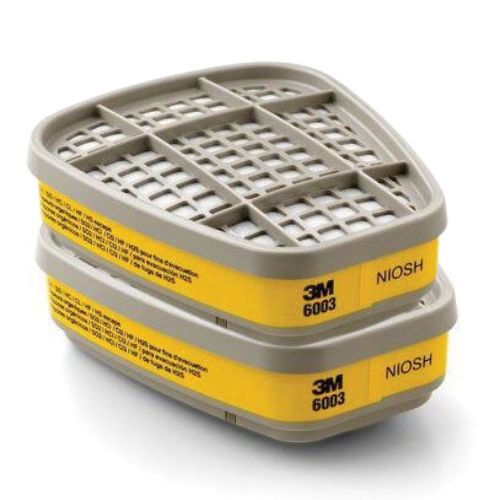 3M 6003 Organic Vapor/Acid Gas Cartridges for Respirators, 2 pc - 3M Respirators