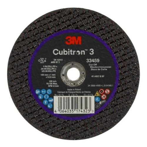 3M 33459 Cubitron 3 | Cut-Off Wheel | 6 Pack - 3M Tools & Equipment