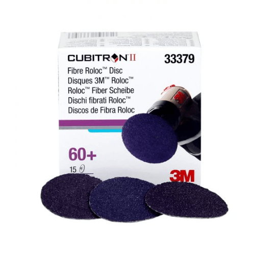 3M Cubitron II 2" 60 Grit Quick-Change Grinding Disc #33379, Box of 15 - 3M Sandpaper