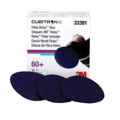 3M Cubitron II 3" 60 Grit Quick-Change Grinding Disc #33391, Box of 15 - 3M Sandpaper