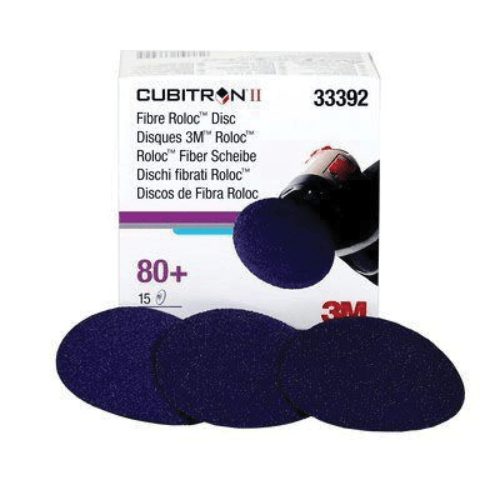 3M Cubitron II 3" 80 Grit Quick-Change Grinding Disc #33392, Box of 15 - 3M Sandpaper
