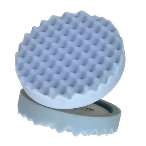 3M Perfect-It 05733 8" Blue Hookit Foam Ultrafine Polish Pad - 3M Compound/Polish