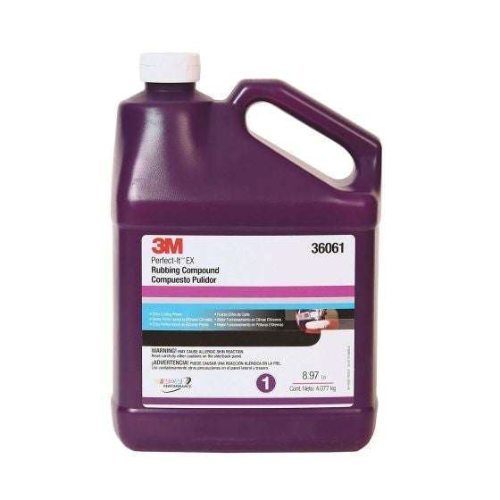 3M Perfect-It 36061 EX Rubbing Compound, Gallon - 3M Compound/Polish