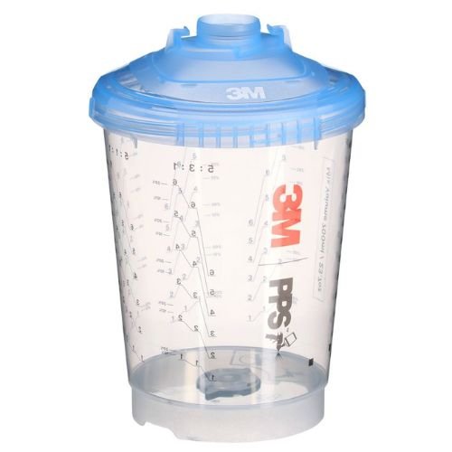 3M PPS 2.0 23.7 oz Std Vented Spray Cup Kit, 26163, 125 Mic Filter - 3M Paint Gun Cups & Liners
