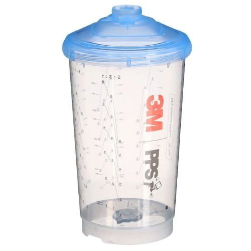 3M PPS 2.0 32 oz Std Vented Spray Cup Kit, 26164, 125 Mic Filter - 3M Paint Gun Cups & Liners