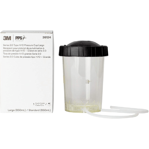 3M PPS 2.0 26124 22 and 28 oz High Output Pressure Hard Cup - 3M Paint Gun Cups & Liners