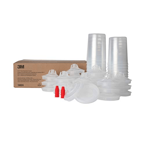 3M PPS™ 28 oz Large Lid and Liner Kit, 16024, 200 Micron Filter - 3M Paint Gun Cups & Liners