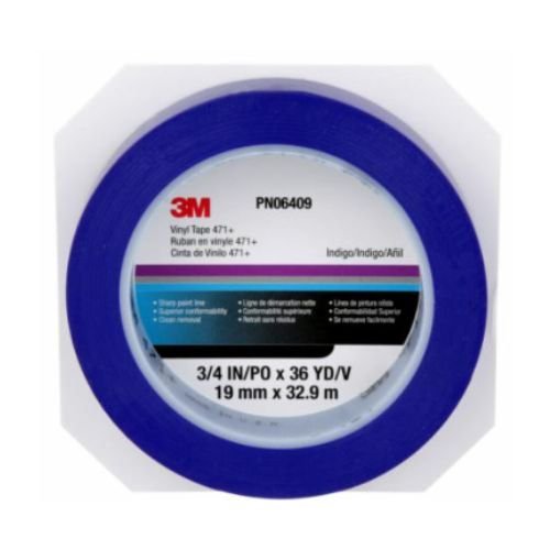 3M Scotch 3/4 in Fine Line Purple Masking Tape #06409, 36 yd Roll - 3M Masking Tape & Paper