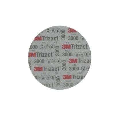 3M Trizact 6" Foam Abrasive Disc, 3000 Grit, Box of 15 - 3M Sandpaper