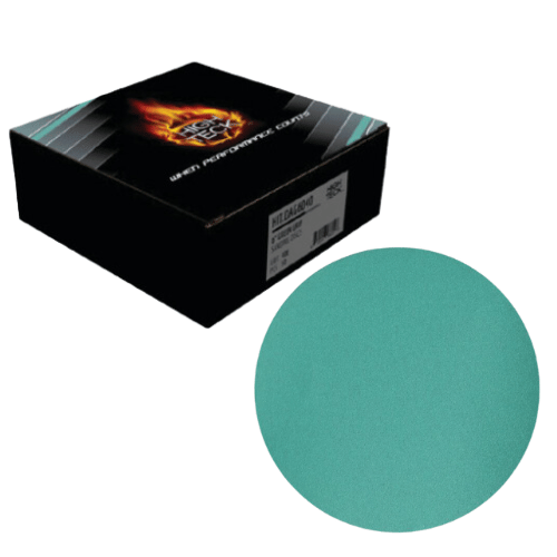 6 Inch 120 Grit Green Velcro Sanding Disc, 50 pk, High Teck - High Teck Sandpaper