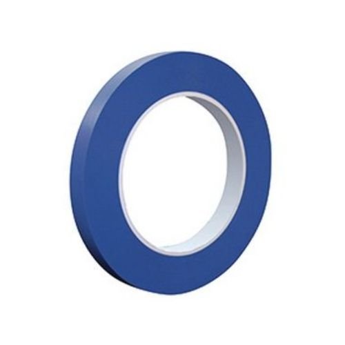 American FM71 1/8" x 36 yd Roll Fine Line Blue Masking Tape, Case of 12 - American Masking Tape & Paper
