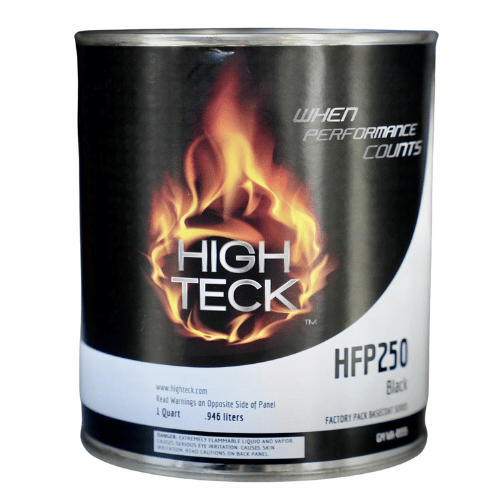 Black GM WA-8555 Basecoat Paint, Quart, High Teck HFP250 - High Teck Automotive Paint
