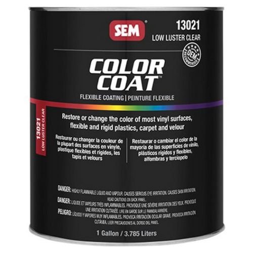 SEM 13021 Color Coat Low Luster Clear, 1 Gallon | Auto Interior Paint - SEM Interior Auto Paints