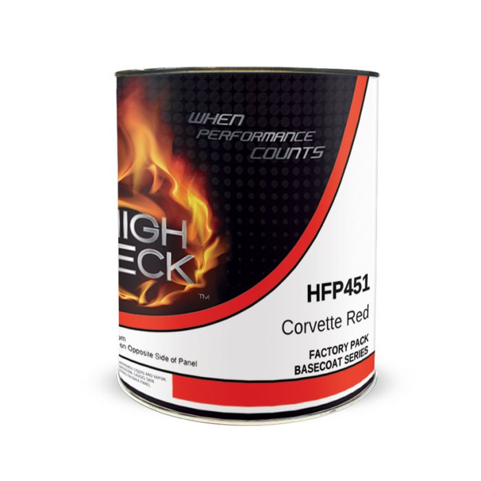 Corvette Red GM WA-9075 Basecoat Paint, Gallon, High Teck HFP451 - High Teck Automotive Paint