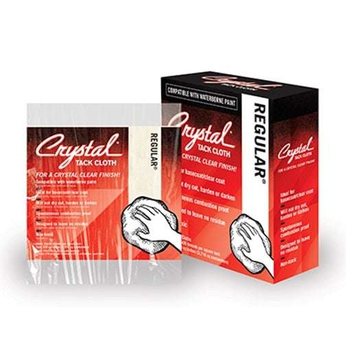Crystal® Regular RGLR-A Tack Cloth, 36 in x 18 in, 12 pk - Crystal Surface Prep