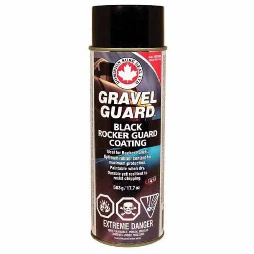 DOMINION 240080 Black Gravel Guard Coating, 17.7 oz Aerosol - Transtar Aerosols