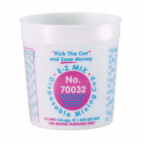 E-Z Mix® 70032 1 Qt Disposable Mixing Cup, Box of 100 - E-Z Mix Paint Gun Cups & Liners