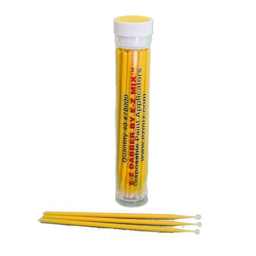 E-Z Mix 78000 Precision Paint Dabber Applicator, Tube of 40 - E-Z Mix Shop Supplies