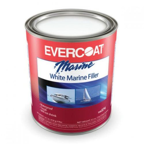 EVERCOAT® 100574 White Marine Filler, 1 Gallon - Evercoat Body Fillers