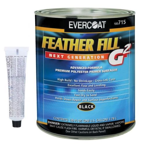 EVERCOAT 100715 FEATHER FILL Black Polyester Primer Surfacer | 1 gal - Evercoat Primers