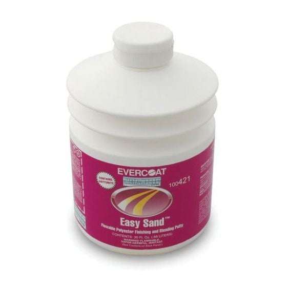 EVERCOAT EASY SAND 421 Flowable Finishing Putty, 30 oz Pump - Evercoat Body Fillers