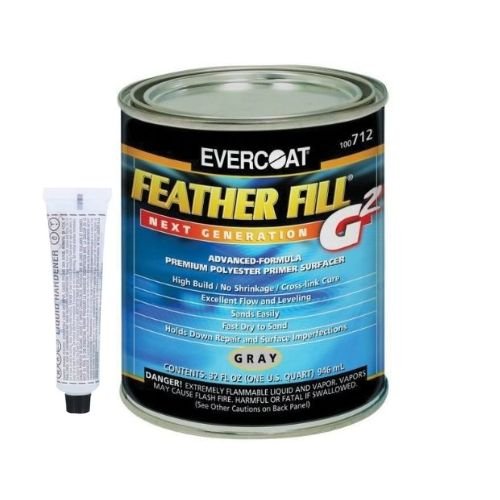 EVERCOAT® FEATHER FILL G2 100712 Polyester Primer Surfacer, 1 Qt - Evercoat Primers
