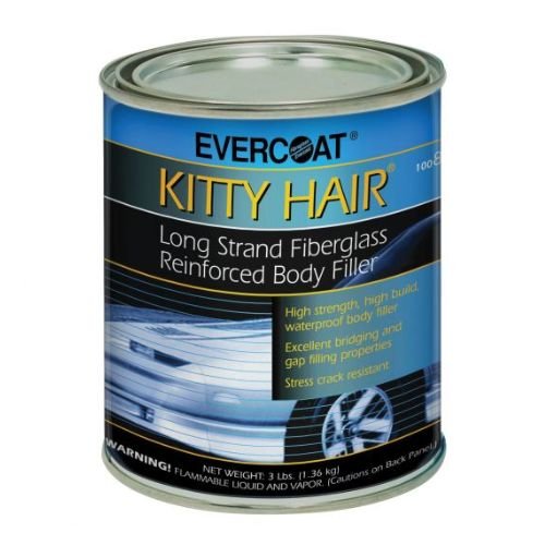 EVERCOAT 100868 KITTY HAIR Long Strand Fiberglass Reinforced Body Filler, 1 qt Can - Evercoat Body Fillers