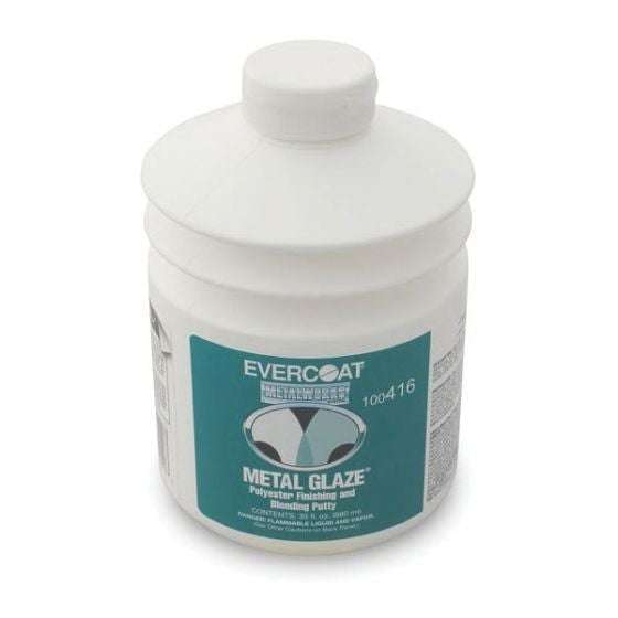EVERCOAT METAL GLAZE 416 Polyester Finishing Putty, 30 oz Pump - Evercoat Body Fillers