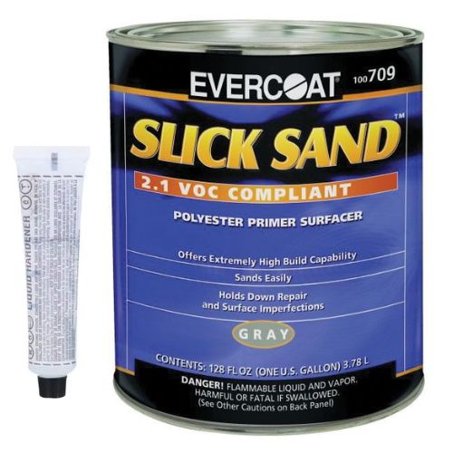 EVERCOAT SLICK SAND 100709 Extra High-Build Primer Surfacer, 1 gal - Evercoat Primers