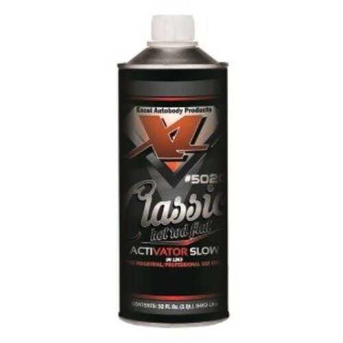 Excel 50204 Hot Rod Flat Black Slow Activator, Quart - Excel Paint Activators