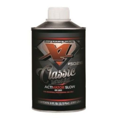 Excel 50216 Hot Rod Flat Black Slow Activator, 8 oz - Excel Paint Activators
