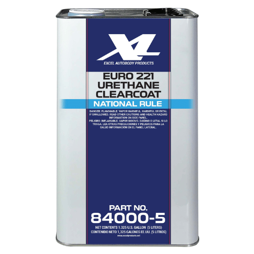 Excel 84000 Euro 221 2:1 Production Clearcoat, 5 Liter - Excel Clear Coat