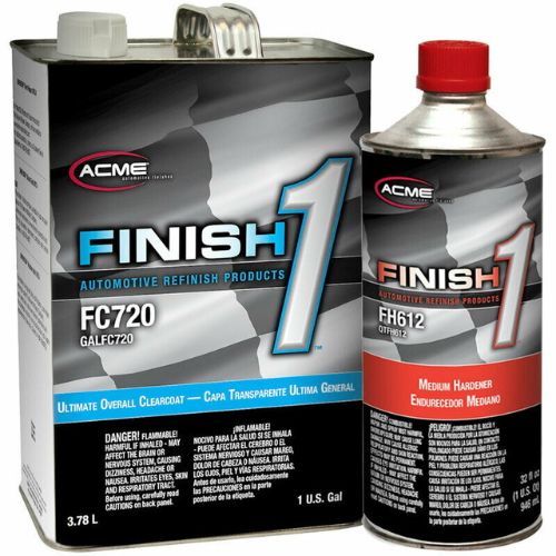 Finish 1™ Acme FC720 4:1 Ultimate Clearcoat + FH612 Hardener Kit - Finish 1 Clear Coat