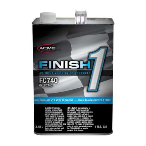 Finish 1 Acme FC740 2.1 VOC 4:1 Super Brillante Clearcoat Gallon - Finish 1 Clear Coat