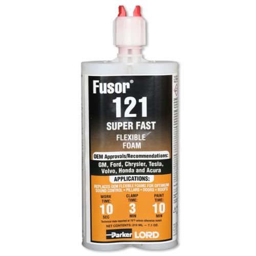 Fusor 121 2-Part Super Fast Flexible Black Foam Sealer, 210 ml - Lord Fusor Seam Sealers