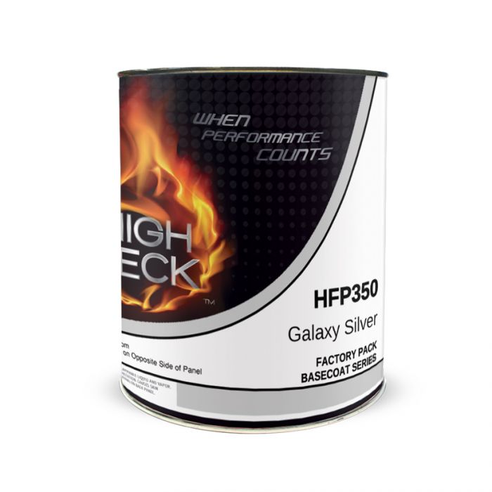Galaxy Silver GM WA-519F Basecoat Paint, Quart, High Teck HFP350 - High Teck Automotive Paint