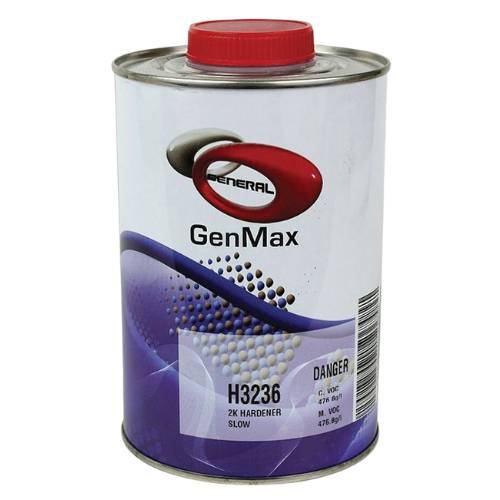 GenMax H3236 Slow National Rule 2K Hardener, 1 qt - GenMax Paint Activators