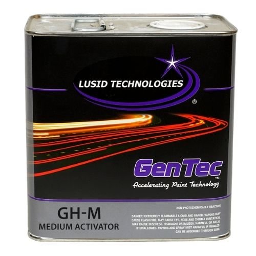 GenTec GHM25L Medium Activator for GTC450 Clearcoat, 2.5 L - Gentec Paint Activators