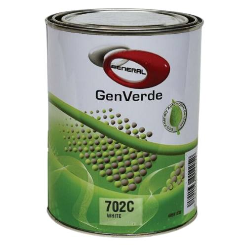 GenVerde 702C Low VOC White Basecoat Toner, 1 gal - GenVerde Automotive Paint