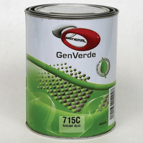 GenVerde 715C Radiant Blue Basecoat Toner, 1 Liter - GenVerde Automotive Paint