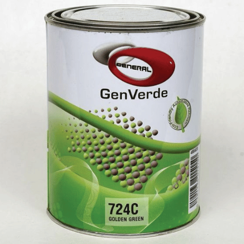 GenVerde 724C Golden Green Basecoat Toner, 1 Liter - GenVerde Automotive Paint