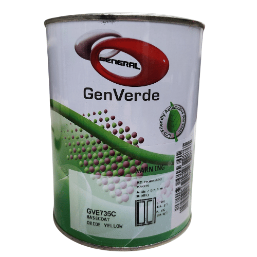 GenVerde 735C Oxide Yellow Basecoat Toner, 1 Liter - GenVerde Automotive Paint