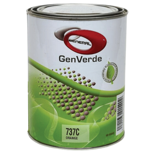 GenVerde 737C Orange Basecoat Toner, 1 Liter - GenVerde Automotive Paint