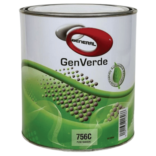 GenVerde 756C Pure Maroon Basecoat Toner, 1 Liter - GenVerde Automotive Paint