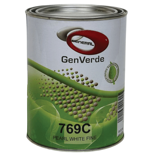 GenVerde 769C Fine Pearl White Basecoat Toner, 1 Liter - GenVerde Automotive Paint